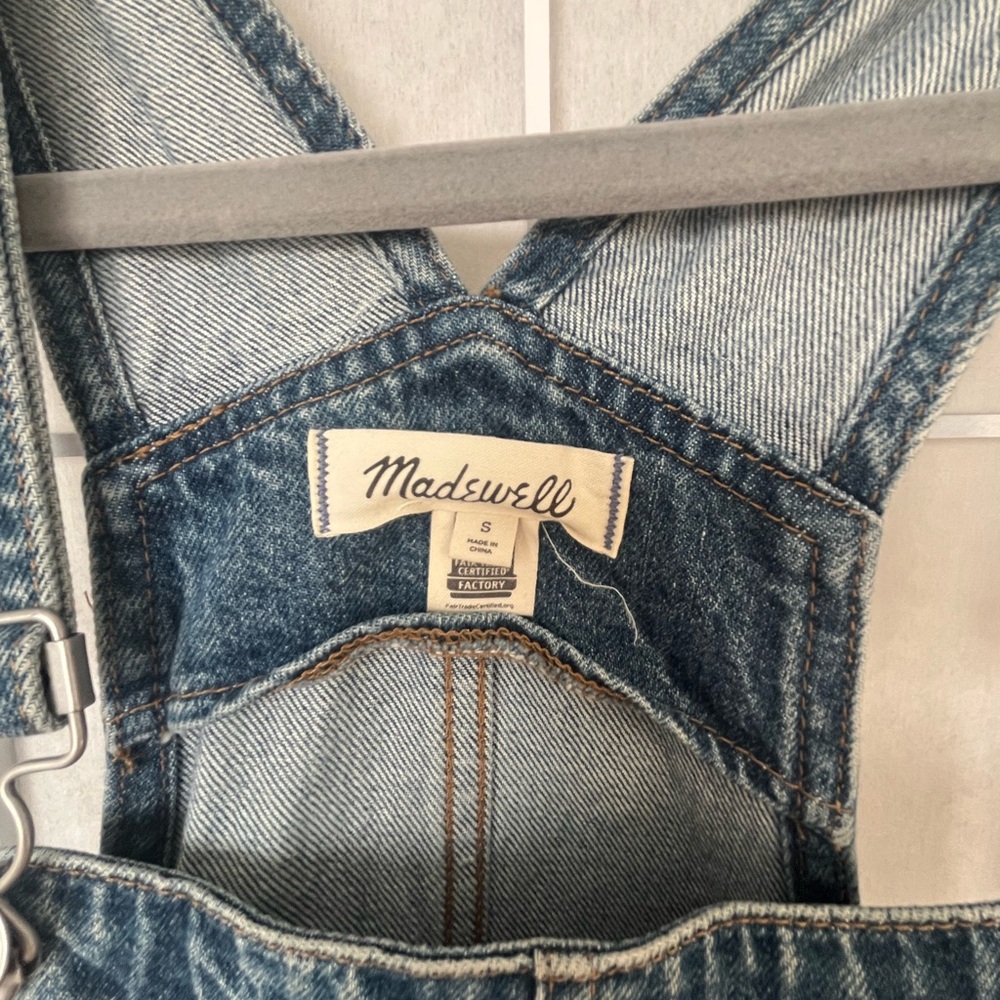 Madewell Blue Denim Overalls